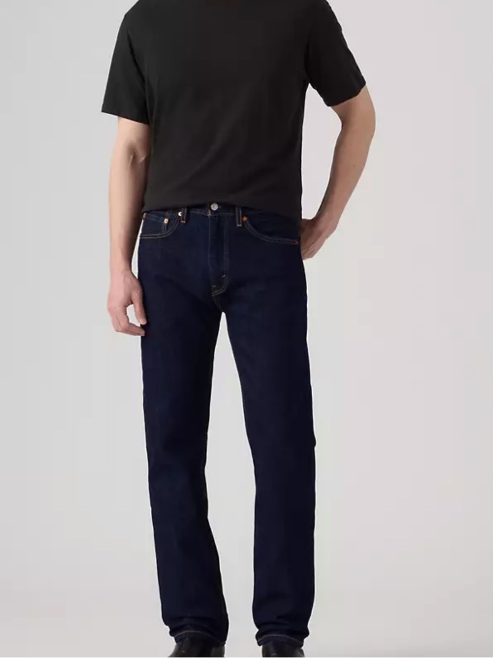 Men's Dark Rinse  505 Straight-Leg Jeans